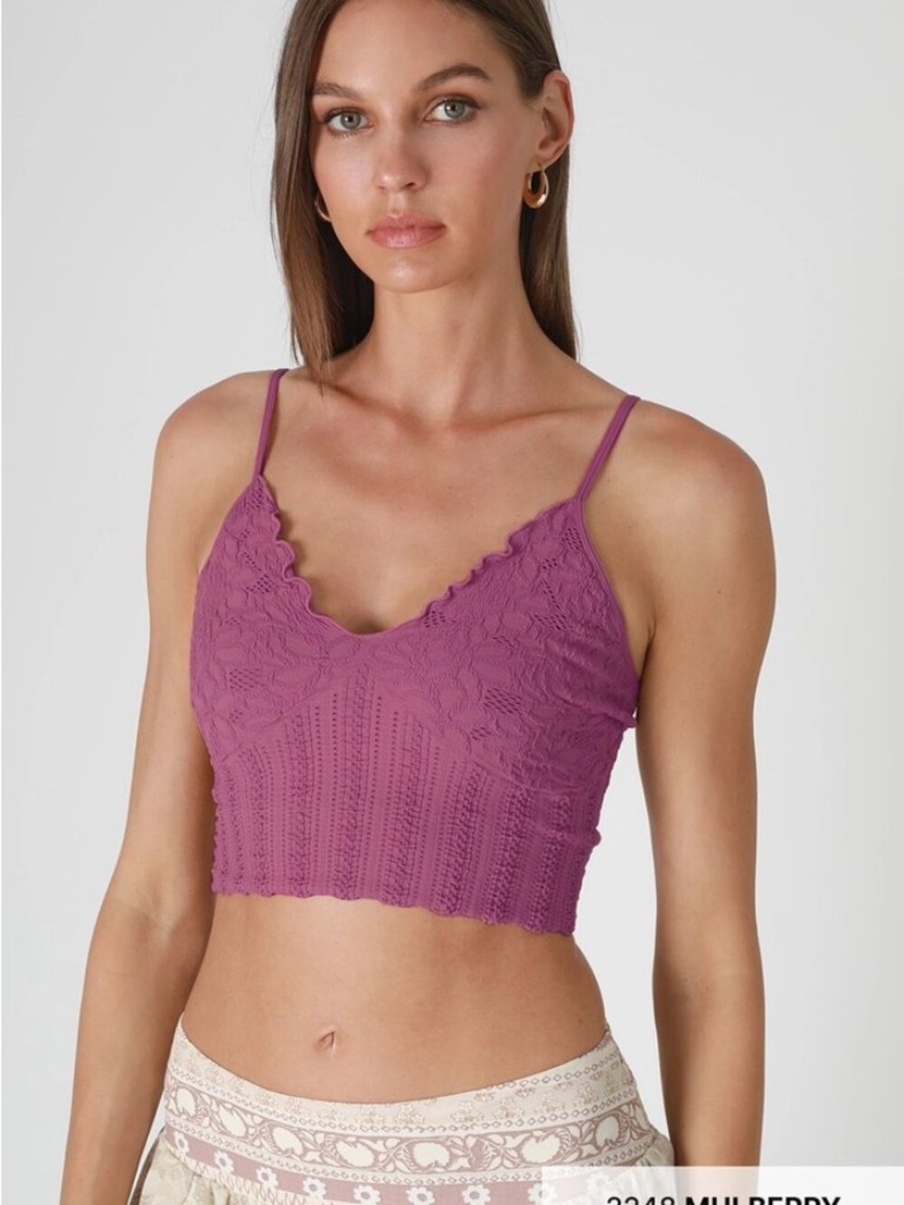 Niki Biki Lace Textured Bralette